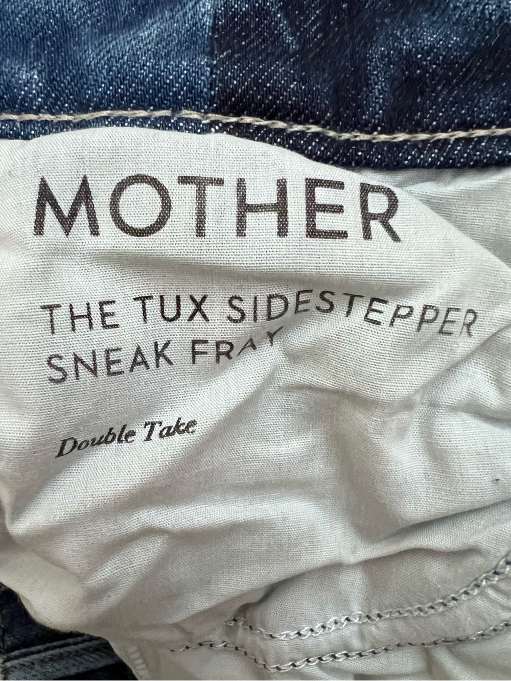 MOTHER ✨ High Waisted Tux Sidestepper Flare Double Take Two Tone Colorblock 24 - Picture 7 of 16